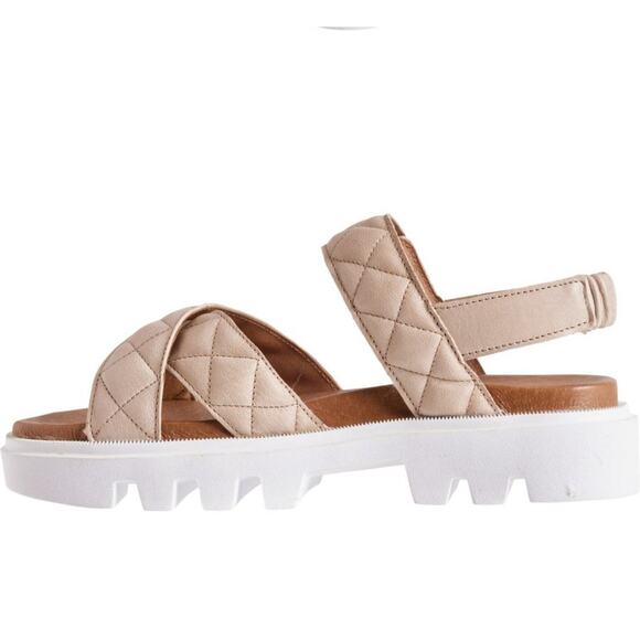 Ca'Shott Made in Portugal Caalison Chunky Sandals Leather  Size 38 NEW in BOX - Picture 3 of 8